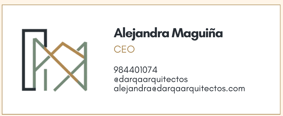 Firma electrónica de Alejandra Maguiña, CEO de DARQA Arquitectos